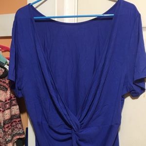 Blue tee shirt